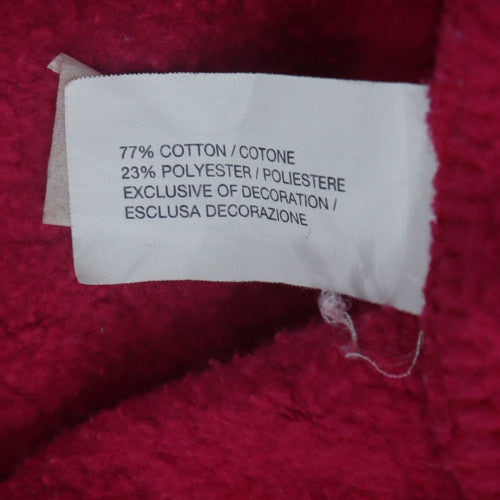 GAP Women Pink Full Zip Hoodie Large Cotton Blend Casual