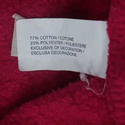 GAP Women Pink Full Zip Hoodie Large Cotton Blend Casual