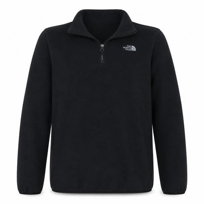 The North Face Mens Black Small 1/4 Zip Fleece Sweatshirt