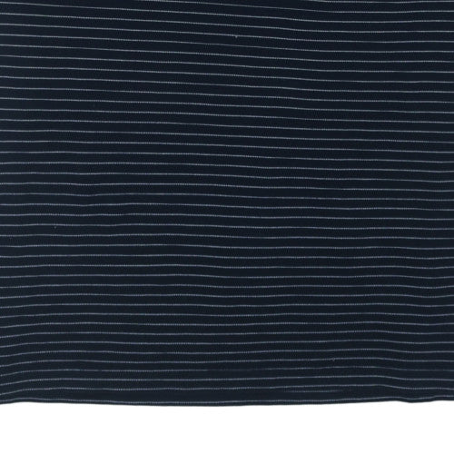 Tommy Hilfiger Men’s Black Striped Golf Polo Shirt XL Cotton