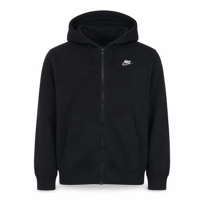 Nike Men's Black Full Zip Hoodie S Fleece Sportswear