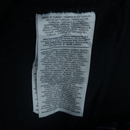 Nike Men's Black Full Zip Hoodie S Fleece Sportswear