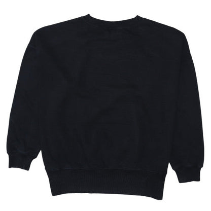 Adidas Womens Black Crew Neck Pullover Sweatshirt Size 20