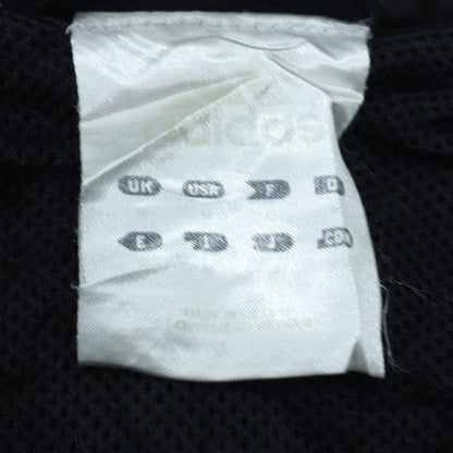 Adidas Men's Black Polyester Track Jacket Size M Full Zip Windbreaker
