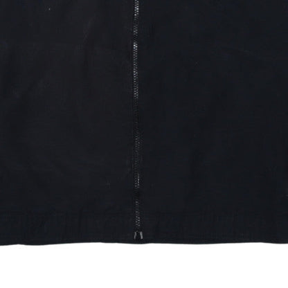 Adidas Men's Black Polyester Track Jacket Size M Full Zip Windbreaker