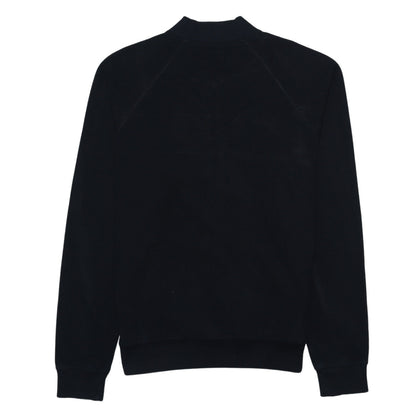 Fred Perry Men’s Black Track Jacket M Colourblock Full Zip Cotton Blend