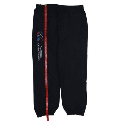 Canterbury Men's Black Jogger Sweatpants M Elastic Waist Rugby Activewear