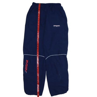 Adidas Men's Blue M Track Pants Joggers Breathable Mesh