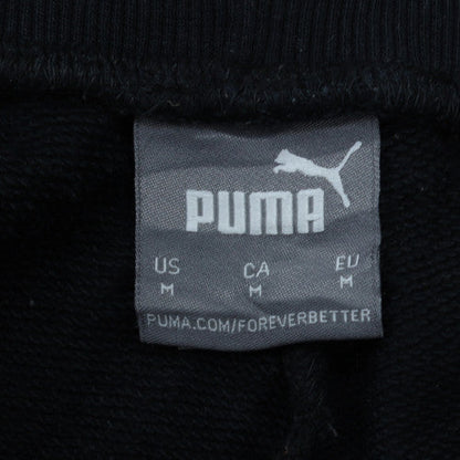 Puma Men's Black Jogger Trousers Size M Tapered Fit