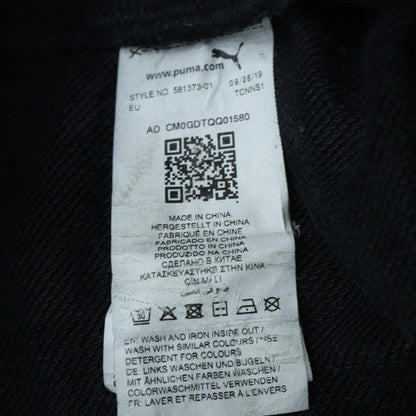 Puma Men's Black Jogger Trousers Size M Tapered Fit