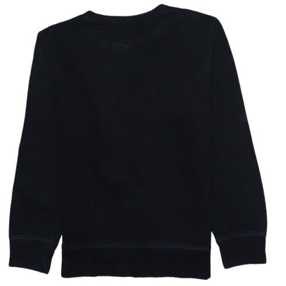 GAP Girls Black Logo Pullover Sweatshirt Size 14 Years Crew Neck Fleece