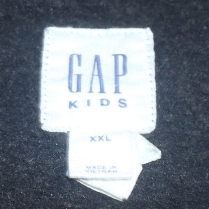 GAP Girls Black Logo Pullover Sweatshirt Size 14 Years Crew Neck Fleece