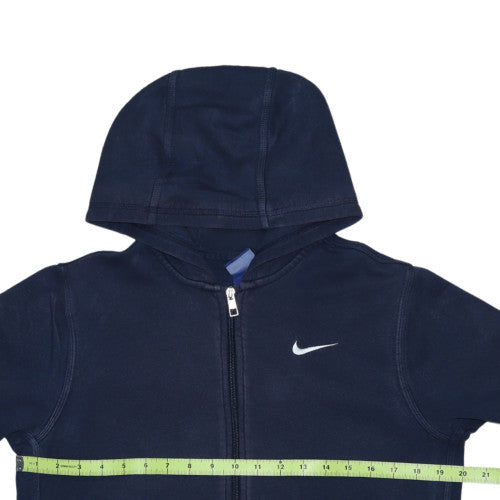 Nike Boys Blue Full Zip Hoodie XL 15-16 Years Fleece Sportswear