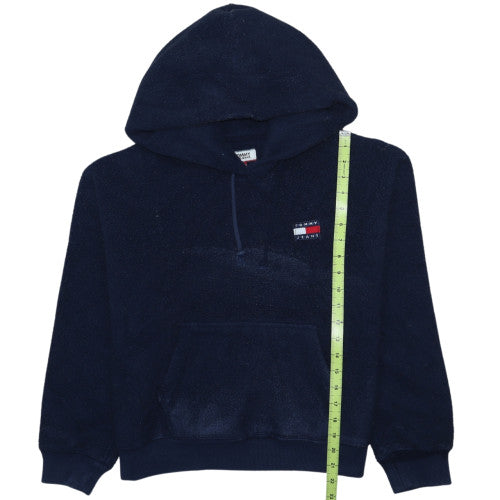 Tommy Jeans Womens Navy Pullover Hoodie XS Fleece Lined Casual