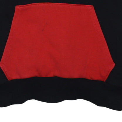 Puma Mens Black Red Pullover Hoodie Size S Logo Fleece Sweatshirt