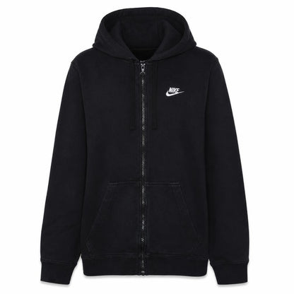 Nike Men's Black Small Full Zip Hoodie Cotton Blend