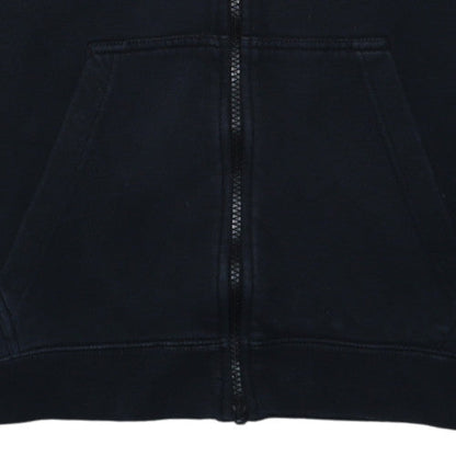 Nike Men's Black Small Full Zip Hoodie Cotton Blend