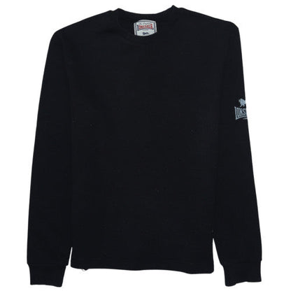 Lonsdale Women’s Black Pullover Sweatshirt Size L Classic Fit
