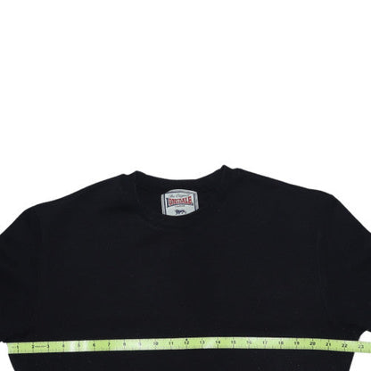 Lonsdale Women’s Black Pullover Sweatshirt Size L Classic Fit