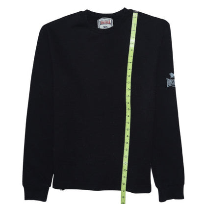 Lonsdale Women’s Black Pullover Sweatshirt Size L Classic Fit