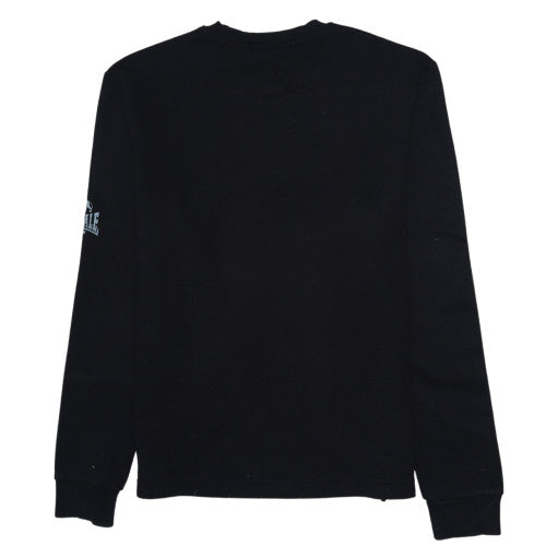 Lonsdale Women’s Black Pullover Sweatshirt Size L Classic Fit