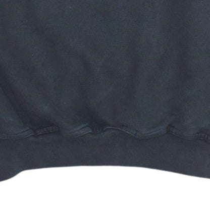 Adidas Men's Black Crew Neck Fleece Pullover Sweatshirt Size L