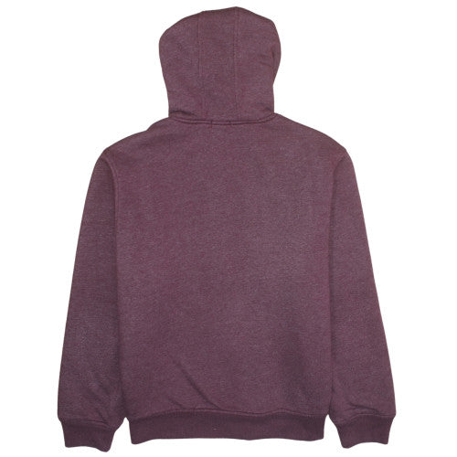 GAP Men's Burgundy Full Zip Hoodie XL Sherpa Lined Casual Sweatshirt