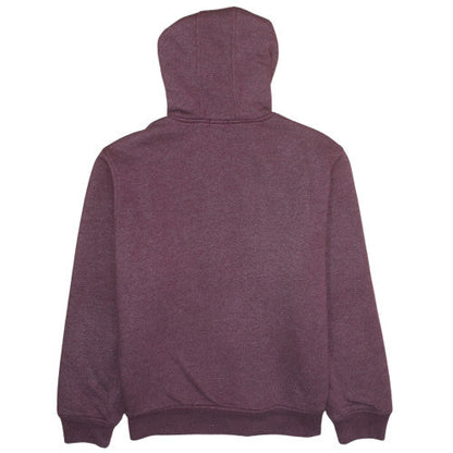 GAP Men's Burgundy Full Zip Hoodie XL Sherpa Lined Casual Sweatshirt