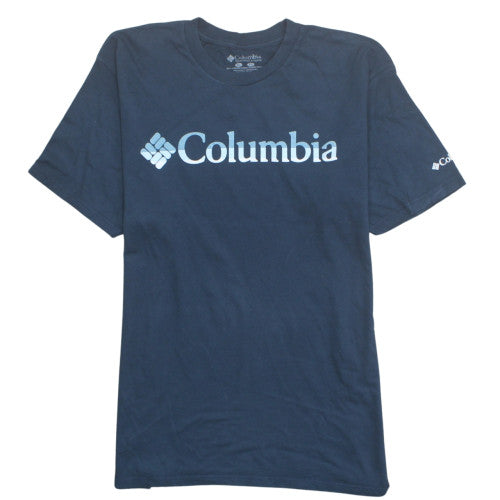 Columbia Men's Blue XL Lightweight Cotton Crew Neck T-Shirt