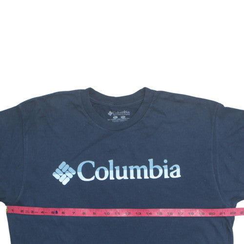 Columbia Men's Blue XL Lightweight Cotton Crew Neck T-Shirt