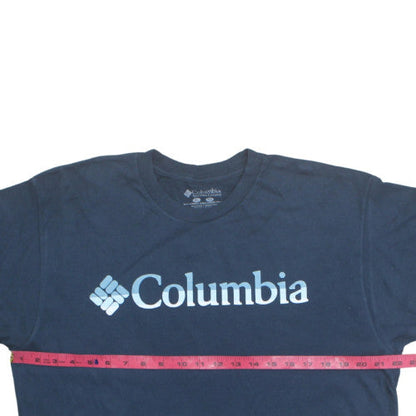 Columbia Men's Blue XL Lightweight Cotton Crew Neck T-Shirt