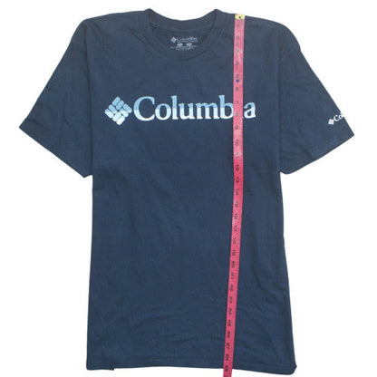 Columbia Men's Blue XL Lightweight Cotton Crew Neck T-Shirt