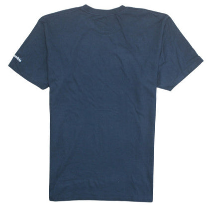 Columbia Men's Blue XL Lightweight Cotton Crew Neck T-Shirt