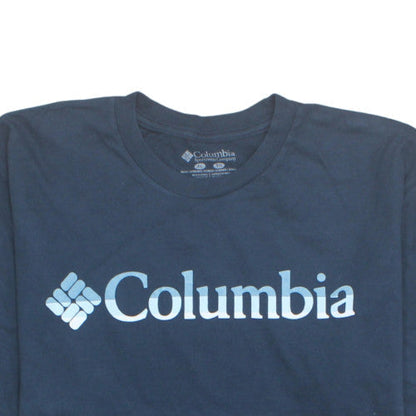Columbia Men's Blue XL Lightweight Cotton Crew Neck T-Shirt