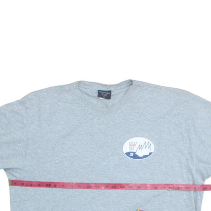 Nautica Men's Grey XL Sailing Graphic Cotton T-Shirt