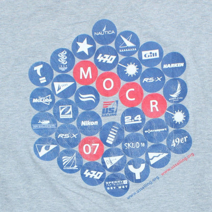 Nautica Men's Grey XL Sailing Graphic Cotton T-Shirt