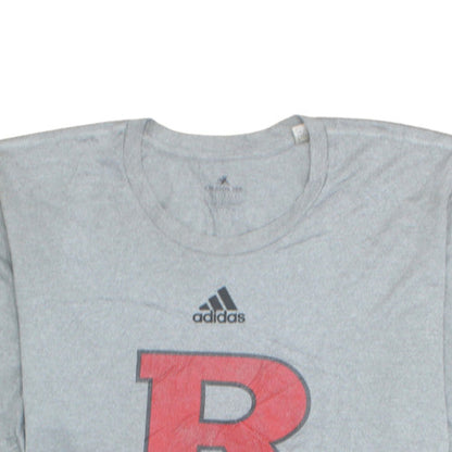 Adidas Men's Grey 3XLT Creator Tee with Red R Graphic