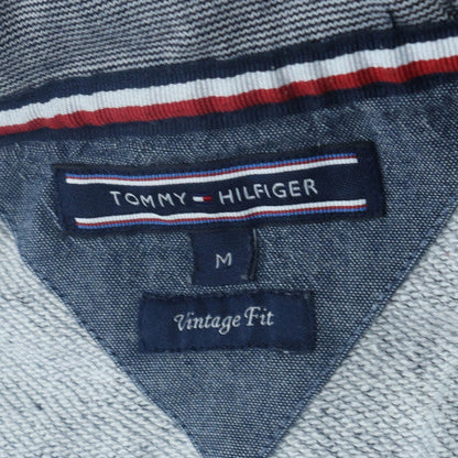 Tommy Hilfiger Womens Blue Full Zip Hoodie M Vintage Fit