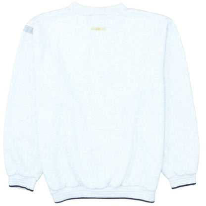 Puma King Women's Grey Pullover Sweatshirt M Embroidered Logo