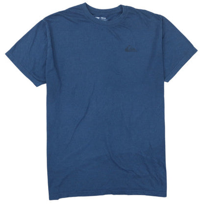 Quiksilver Men Blue Regular Fit Crew Neck Short Sleeve T-Shirt L