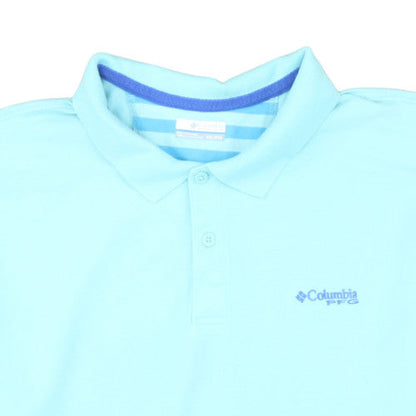 Columbia Men's Blue 2XL Performance Fishing Polo Shirt