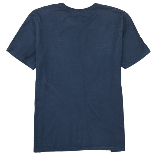 Nike Men's Blue Short Sleeve Crew Neck Cotton T-Shirt Size M