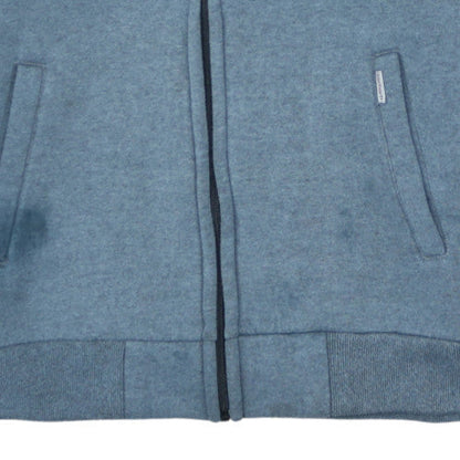 Carhartt Men Blue M Bomber Jacket Full Zip Fleece Lined