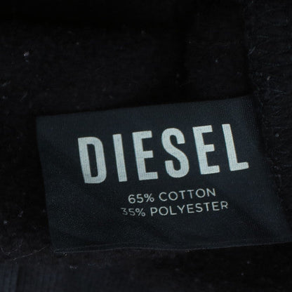 Diesel Mens Black Medium Crew Neck Pullover Sweatshirt