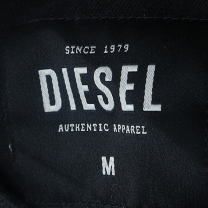 Diesel Mens Black Medium Crew Neck Pullover Sweatshirt