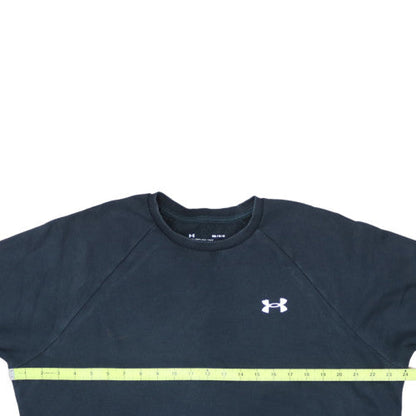 Under Armour Men's Black Medium Crew Neck Pullover Sweatshirt