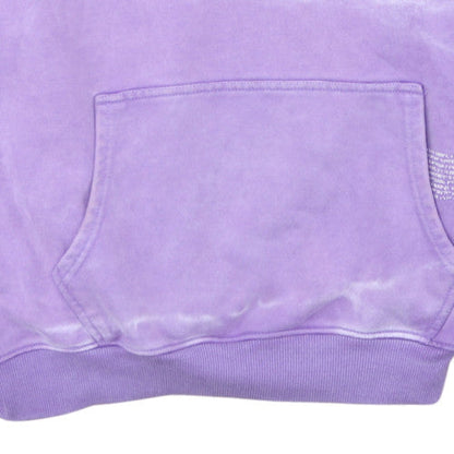 Childish Womens Lilac Pullover Hoodie Graphic Print Size S
