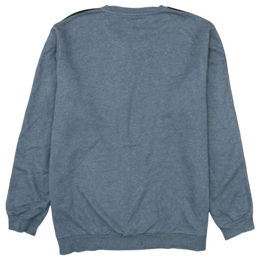 Adidas Men's Grey 2XL Crew Neck Pullover Sweatshirt