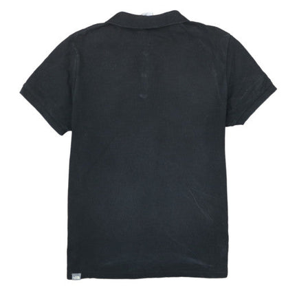 The North Face Men's Black Cotton Polo Shirt Size L
