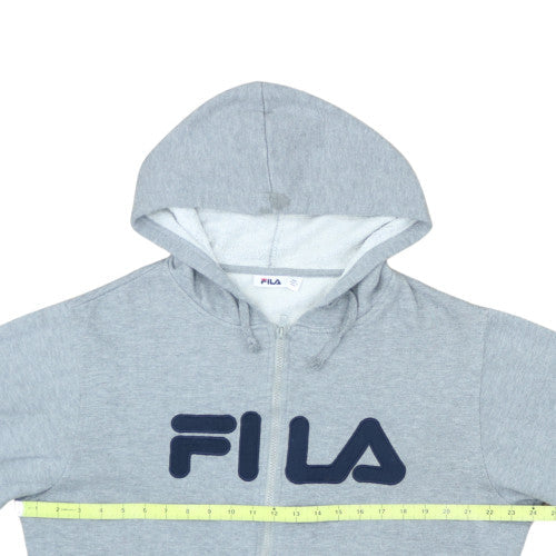 Fila Men's Grey 2XL Full Zip Hoodie Sweatshirt